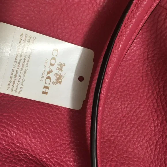 Authentic Coach Phoebe Shoulder Handbag Dahlia - Picture 11 of 12